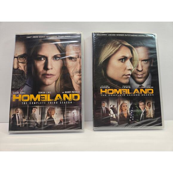 Homeland Seasons 2 3  (DVD) Claire Danes Damian Lewis- Sealed Brand New - Picture 1 of 2